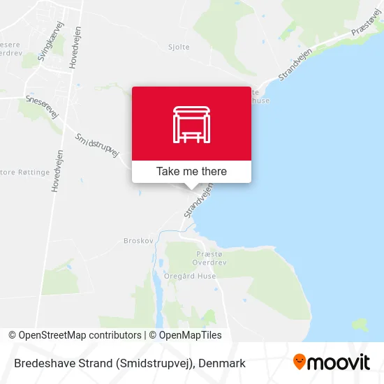 Bredeshave Strand (Smidstrupvej) map