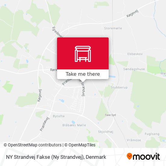 NY Strandvej Fakse (Ny Strandvej) map