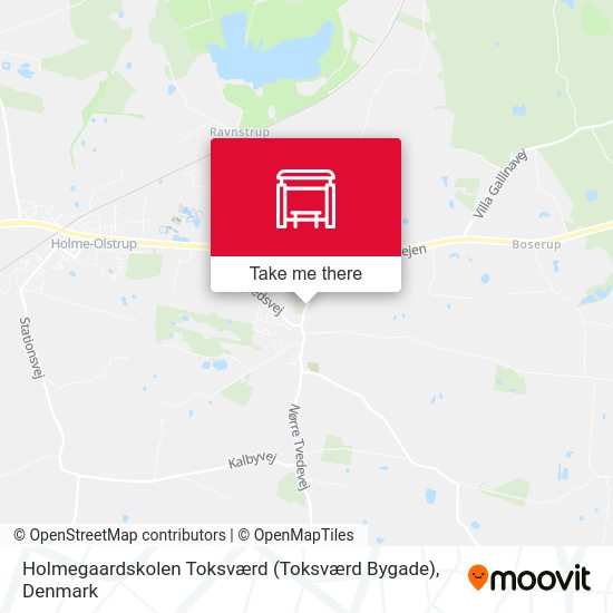Holmegaardskolen Toksværd (Toksværd Bygade) map