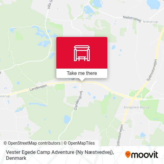 Vester Egede Camp Adventure (Ny Næstvedvej) map