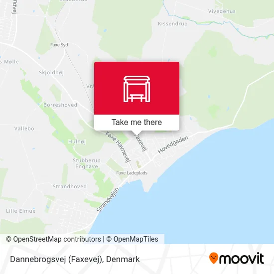 Dannebrogsvej (Faxevej) map