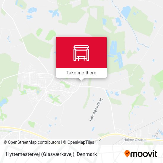 Hyttemestervej (Glasværksvej) map