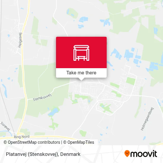 Platanvej (Stenskovvej) map