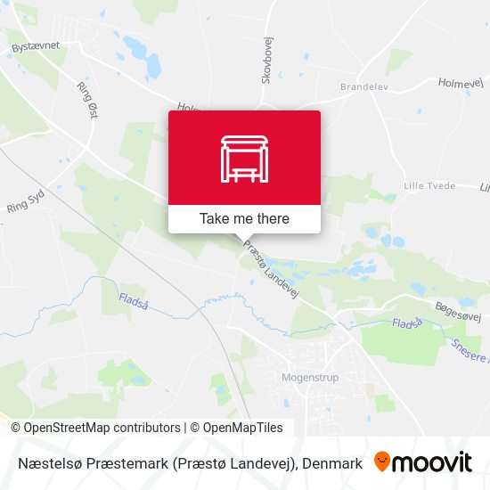 Næstelsø Præstemark (Præstø Landevej) map