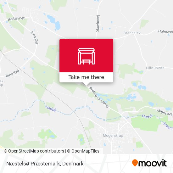 Næstelsø Præstemark map