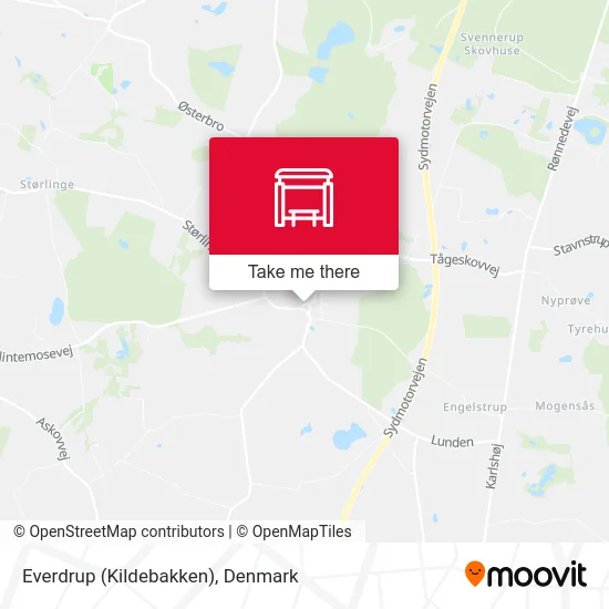 Everdrup (Kildebakken) map