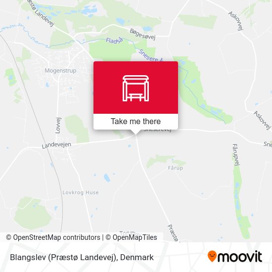Blangslev (Præstø Landevej) map