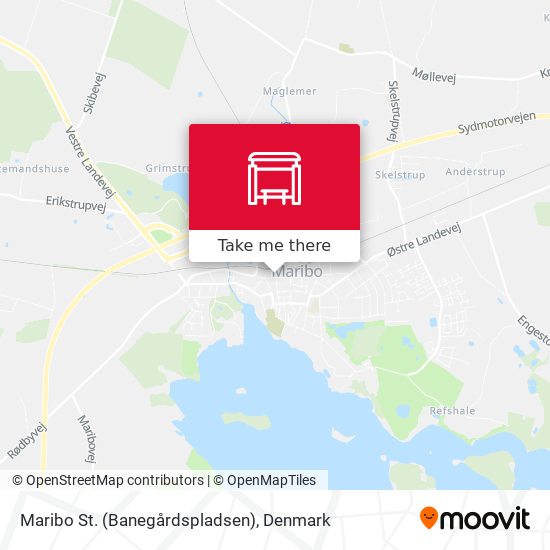 Maribo St. (Banegårdspladsen) map