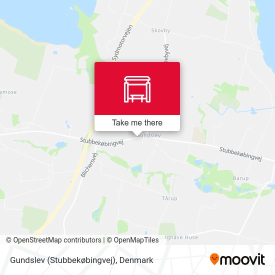 Gundslev (Stubbekøbingvej) map