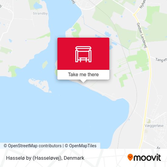 Hasselø by (Hasseløvej) map