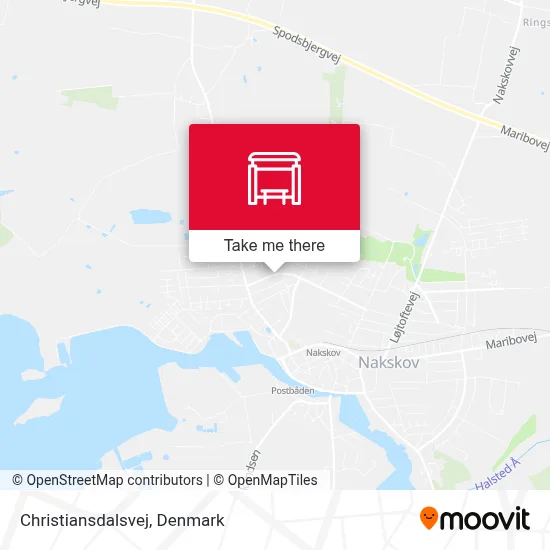 Christiansdalsvej map