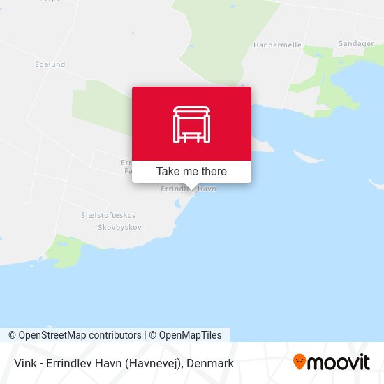 Vink - Errindlev Havn (Havnevej) map