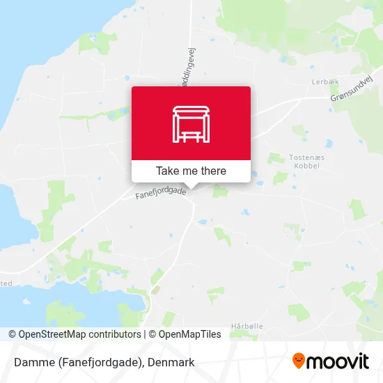 Damme (Fanefjordgade) map
