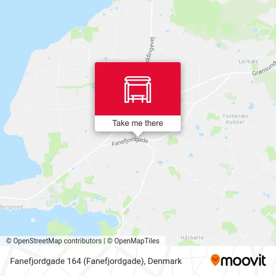 Fanefjordgade 164 map