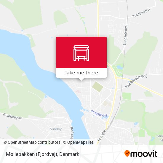 Møllebakken (Fjordvej) map