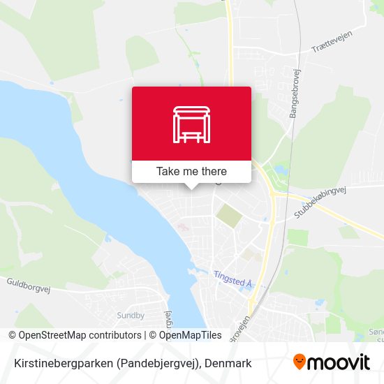 Kirstinebergparken (Pandebjergvej) map