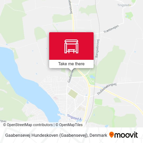 Gaabensevej Hundeskoven map