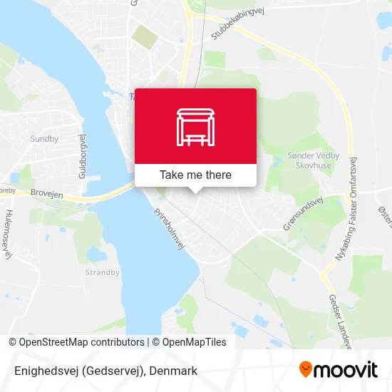 Enighedsvej (Gedservej) map