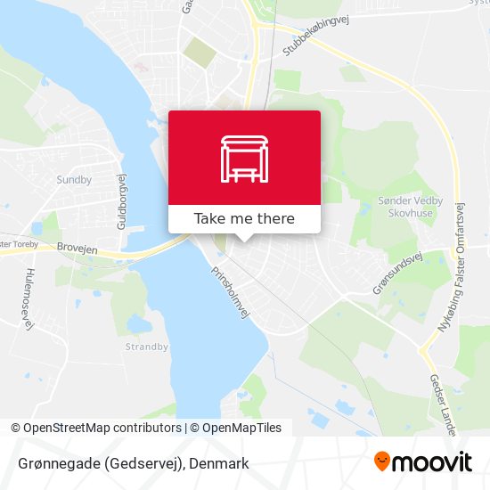 Grønnegade (Gedservej) map