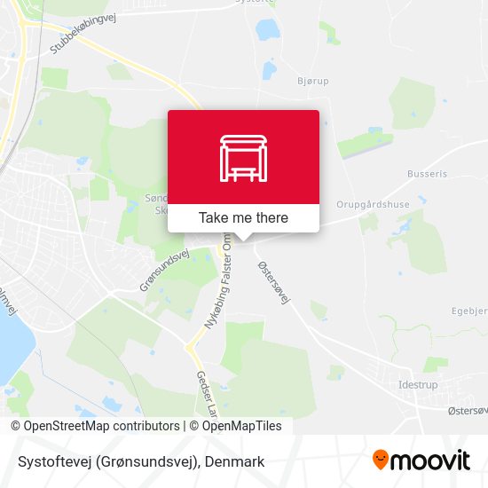 Systoftevej (Grønsundsvej) map