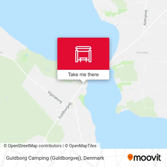 Guldborg Camping (Guldborgvej) map
