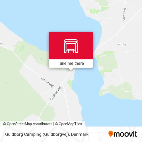 Guldborg Camping (Guldborgvej) map