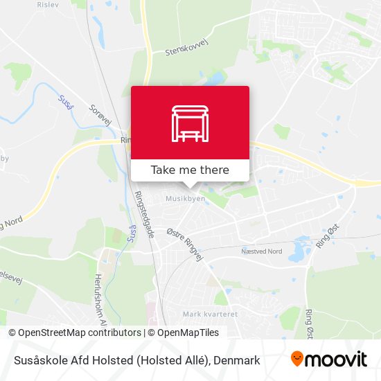 Susåskole Afd Holsted (Holsted Allé) map