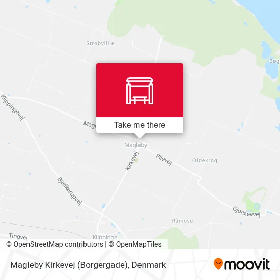 Magleby Kirkevej (Borgergade) map