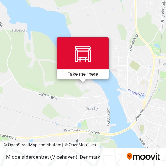 Middelaldercentret (Vibehaven) map