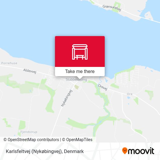 Karlsfeltvej (Nykøbingvej) map