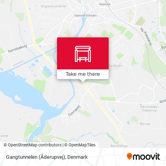 Gangtunnelen (Åderupvej) map