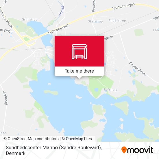 Sundhedscenter Maribo (Søndre Boulevard) map