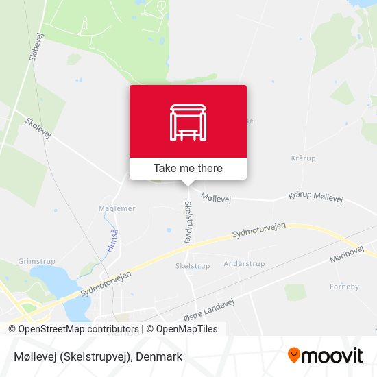 Møllevej (Skelstrupvej) map