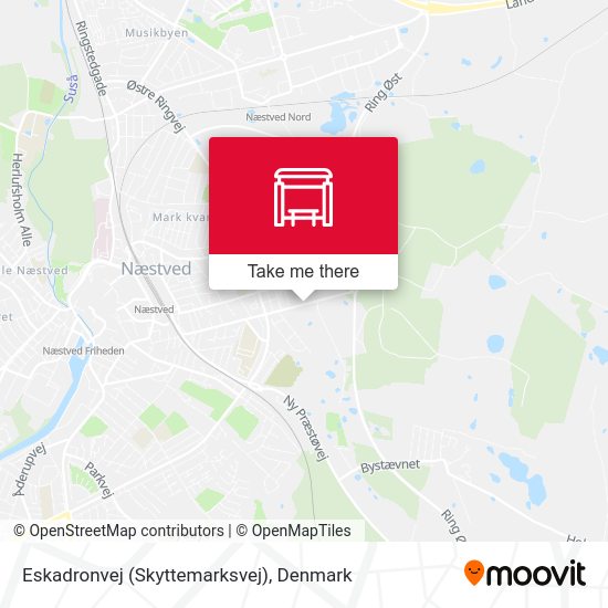 Eskadronvej (Skyttemarksvej) map