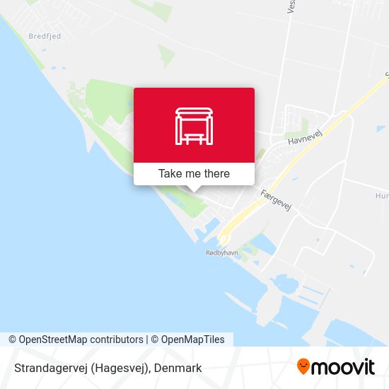 Strandagervej (Hagesvej) map