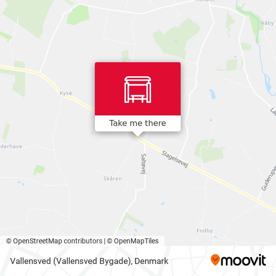 Vallensved (Vallensved Bygade) map