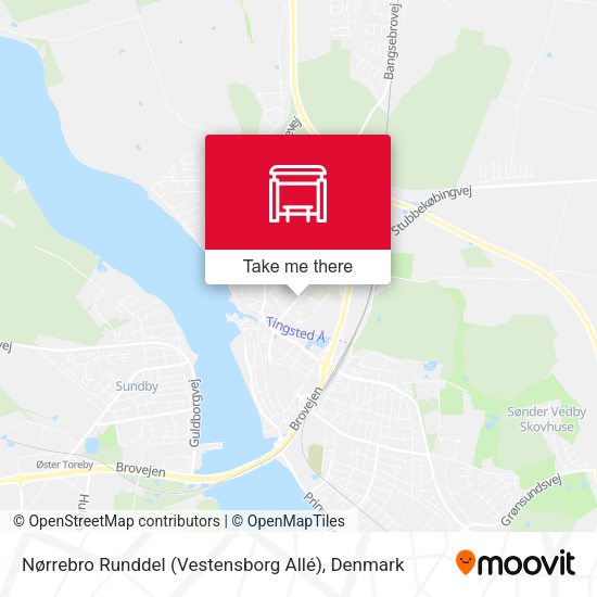 Nørrebro Runddel (Vestensborg Allé) map