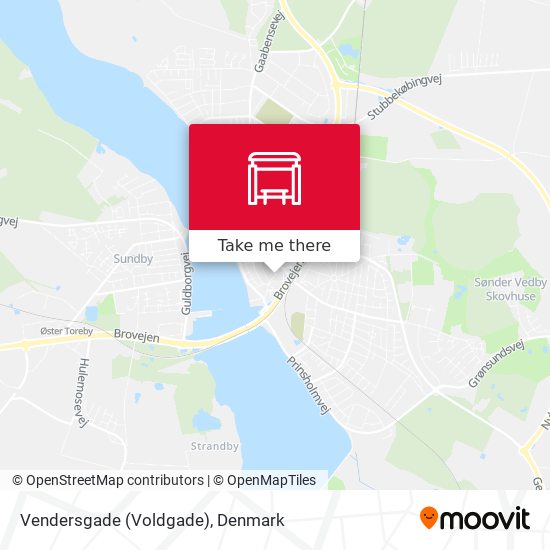 Vendersgade (Voldgade) map