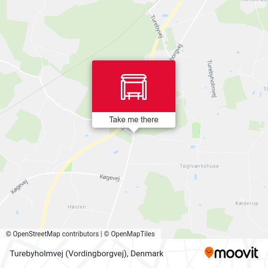 Turebyholmvej (Vordingborgvej) map