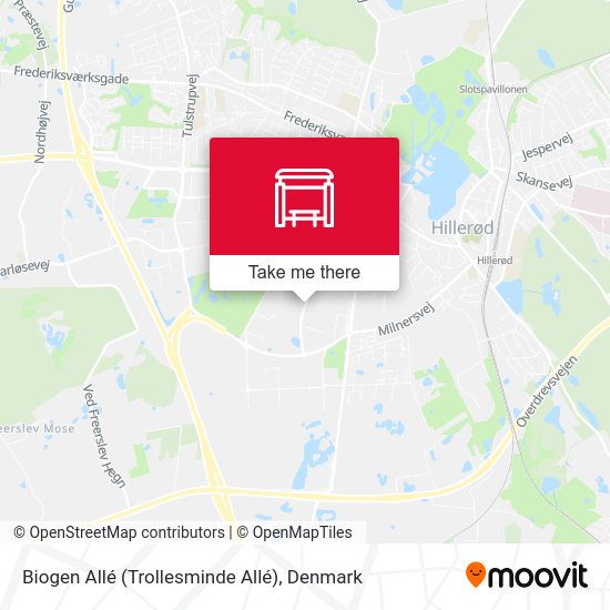 Biogen Allé (Trollesminde Allé) map