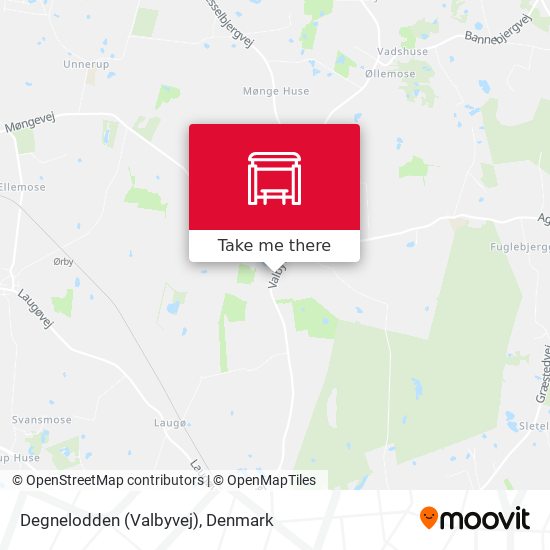 Degnelodden (Valbyvej) map