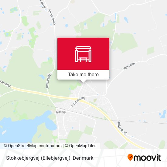 Stokkebjergvej (Ellebjergvej) map