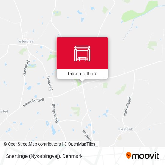 Snertinge (Nykøbingvej) map