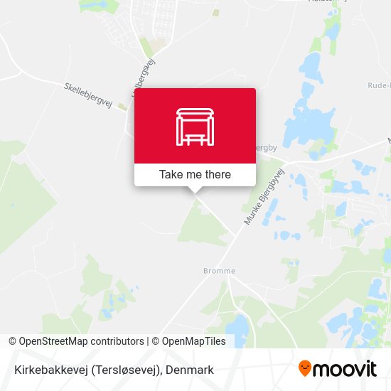 Kirkebakkevej (Tersløsevej) map