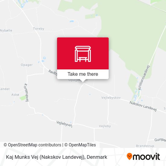 Kaj Munks Vej (Nakskov Landevej) map