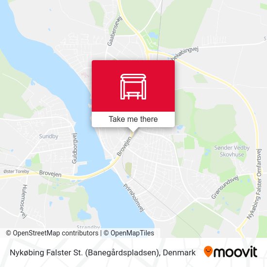 Nykøbing Falster St. (Banegårdspladsen) map
