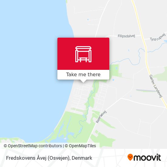Fredskovens Åvej (Osvejen) map