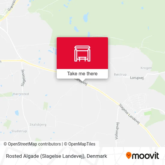 Rosted Algade (Slagelse Landevej) map