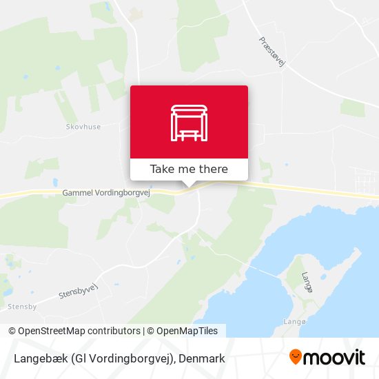 Langebæk (Gl Vordingborgvej) map