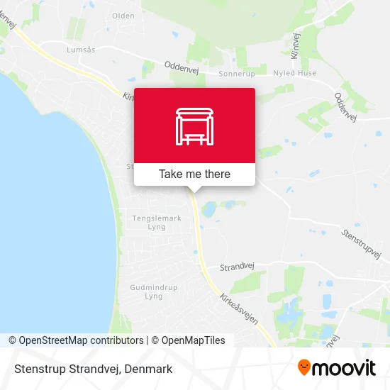 Stenstrup Strandvej map